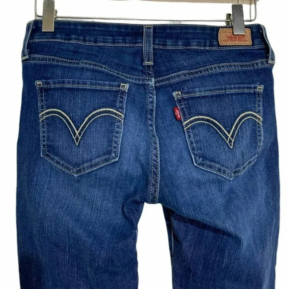 Levi's 535‎ leggings 7M blue jeans Retro Casual - Picture 3 of 5